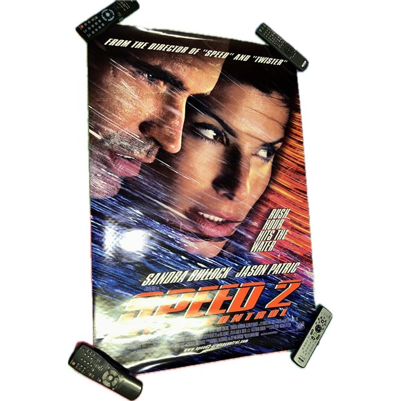 SPEED 2 Cruise Control Theatre Movie Poster - 26 x 40‎ Sandra Bullock - Picture 1 of 3